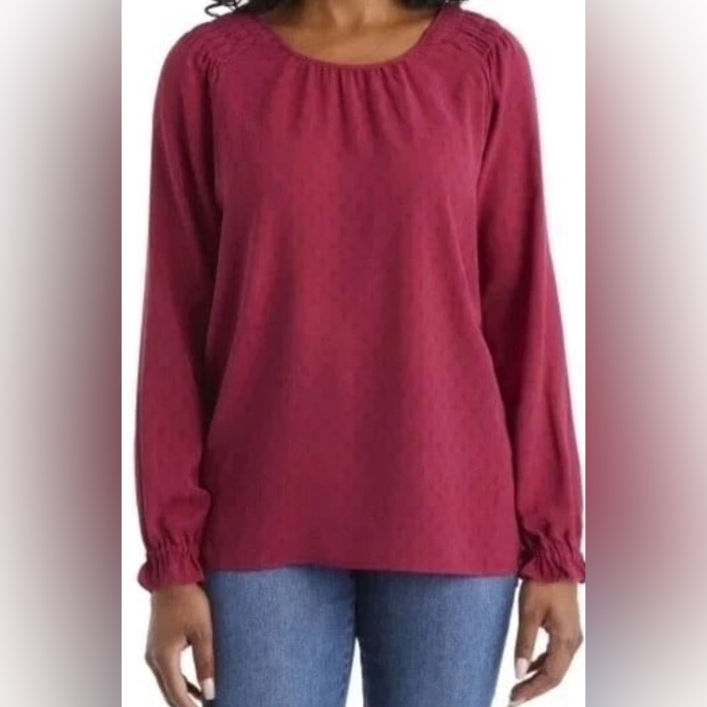 NEW - Jessica Simpson Women’s Textured Long Sleeve Tunic, Sz XXL